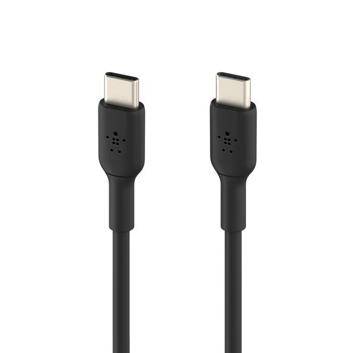 Belkin BoostCharge 2 m USB-C/USB-C Kabel, schwarz Belkin BoostCharge 2 m USB-C/USB-C Kabel, schwarz